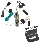 Trailer Wiring and Bracket For 07-09 Saturn Outlook Plug & Play 4-Flat Harness