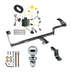 Reese Trailer Tow Hitch For 13-22 Acura ILX Except Hybrid Complete Package w/ Wiring Draw Bar and 2" Ball