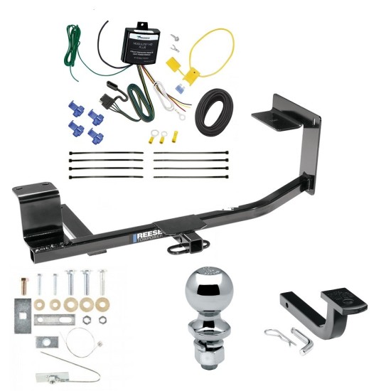 Tow Package For 10-14 Volkswagen Golf Wagon (Canada Only) Trailer Hitch w/ Wiring Draw-Bar 2" Ball 1-1/4" Receiver Reese