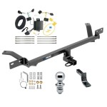 Reese Trailer Tow Hitch For 15-22 VW Volkswagen Golf Complete Package w/ Wiring Draw Bar and 1-7/8" Ball