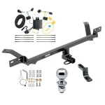 Reese Trailer Tow Hitch For 15-22 VW Volkswagen Golf Complete Package w/ Wiring Draw Bar and 2" Ball