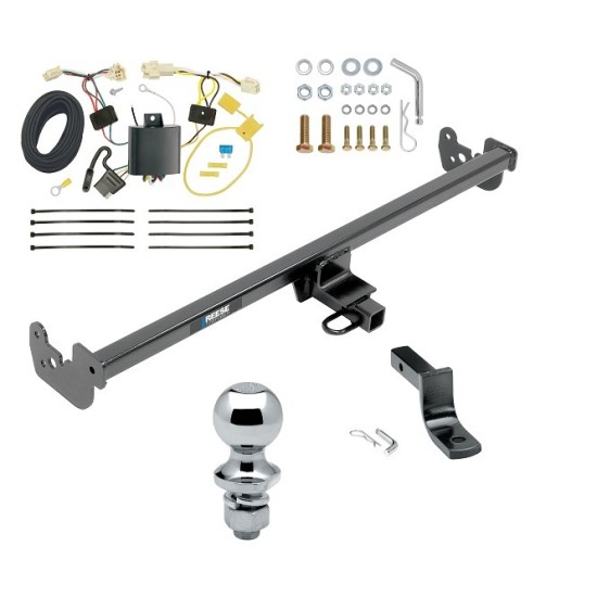 Reese Trailer Tow Hitch For 15-22 Toyota Yaris Complete Package w/ Wiring Draw Bar and 1-7/8" Ball