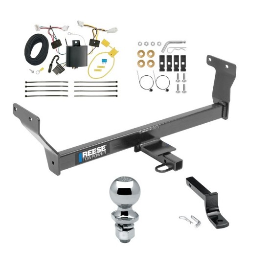 Reese Trailer Tow Hitch For 14-24 Infiniti Q50 Complete Package w/ Wiring Draw Bar and 2" Ball