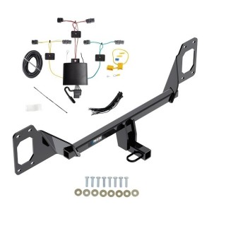 Reese Trailer Tow Hitch For 16-23 Honda Civic Sedan Coupe Hatchback w/ Wiring Harness Kit Class 1 1-1/4" Receiver