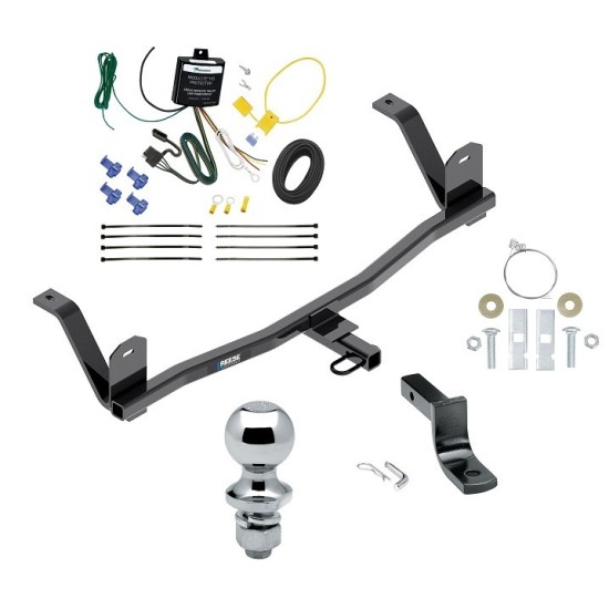 Reese Trailer Tow Hitch For 17-22 Chevy Bolt EV Complete Package w/ Wiring Draw Bar and 1-7/8" Ball