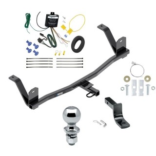 Reese Trailer Tow Hitch For 17-22 Chevy Bolt EV Complete Package w/ Wiring Draw Bar and 2" Ball