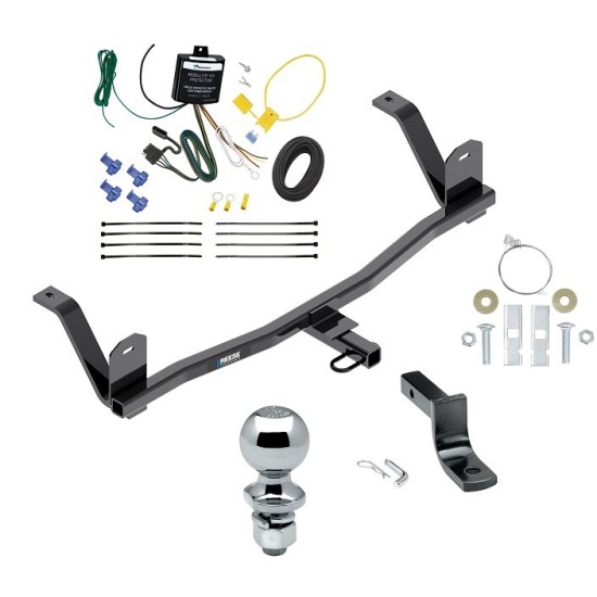 Reese Trailer Tow Hitch For 17-22 Chevy Bolt EV Complete Package w/ Wiring Draw Bar and 2" Ball