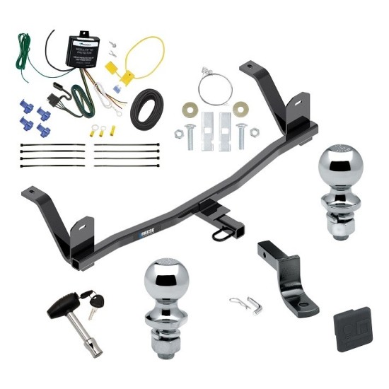 Reese Trailer Tow Hitch For 17-22 Chevy Bolt EV Deluxe Package Wiring 2" and 1-7/8" Ball and Lock