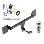 Reese Trailer Tow Hitch For 12-23 Tesla S Complete Package w/ Wiring Draw Bar and 1-7/8" Ball