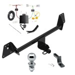 Reese Trailer Tow Hitch For 17-22 Toyota Prius Prime Complete Package w/ Wiring Draw Bar and 2" Ball