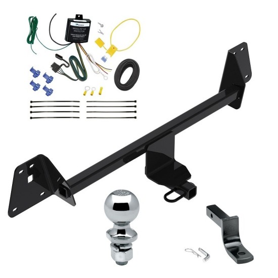 Reese Trailer Tow Hitch For 20-22 Toyota Prius Complete Package w/ Wiring Draw Bar and 2" Ball