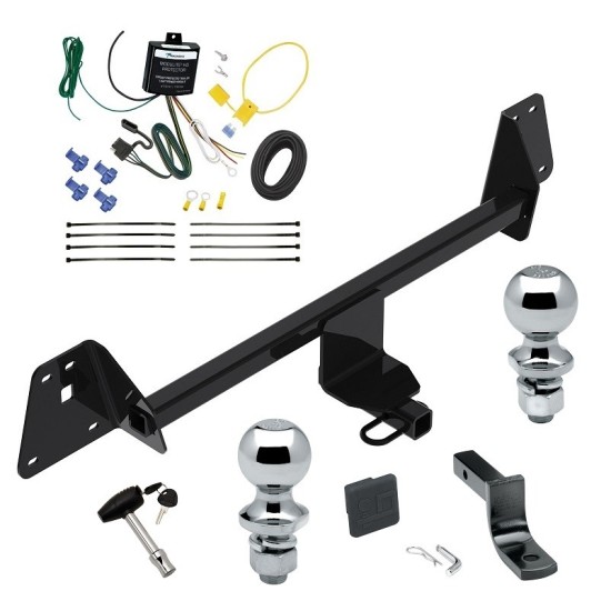 Reese Trailer Tow Hitch For 20-22 Toyota Prius Deluxe Package Wiring 2" and 1-7/8" Ball and Lock