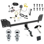 Reese Trailer Tow Hitch For 18-22 Honda Accord Deluxe Package Wiring 2" and 1-7/8" Ball and Lock