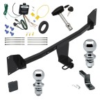 Reese Trailer Tow Hitch For 20-22 Volkswagen Passat w/ LED Taillights Deluxe Package Wiring 2" and 1-7/8" Ball and Lock