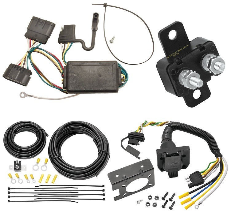 Trailer Hitch 7 Way RV Wiring Kit For 04-12 Chevrolet Colorado GMC