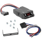 Trailer Brake Control for 07-13 Chevy Silverado 1500 2500 3500 w/ Hardwire Wiring Adapter Reese Module Box Controller