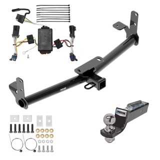 Tow Package For 02-07 Saturn Vue Trailer Hitch w/ Wiring 2" Drop Mount 2" Ball 2" Receiver Reese