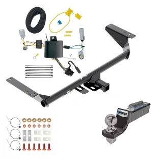 Reese Trailer Tow Hitch For 17-20 Chrysler Pacifica LX Touring 20-23 Voyager 22-23 Grand Caravan Except Hybrid w/ Plug & Play Wiring + 2" Ball