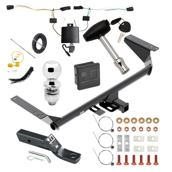 Reese Trailer Tow Hitch For 21-23 Chrysler Pacifica Except Hybrid Deluxe Package Wiring 2" Ball and Lock