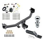 Reese Trailer Tow Hitch For 17-22 KIA Sportage 2" Receiver Complete Package w/ Wiring and 1-7/8" Ball