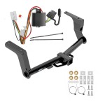 Trailer Hitch w/ Wiring For 16-17 Subaru Crosstrek 13-15 XV Except Hybrid Class 3 2" Tow Receiver Reese Tekonsha