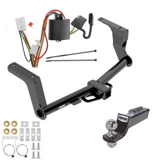 Tow Package For 16-17 Subaru Crosstrek 13-15 XV Crosstrek Trailer Hitch w/ Wiring 2" Drop Mount 2" Ball 2" Receiver Reese