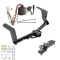 Tow Package For 16-17 Subaru Crosstrek 13-15 XV Crosstrek Trailer Hitch w/ Wiring 2" Drop Mount 2" Ball 2" Receiver Reese