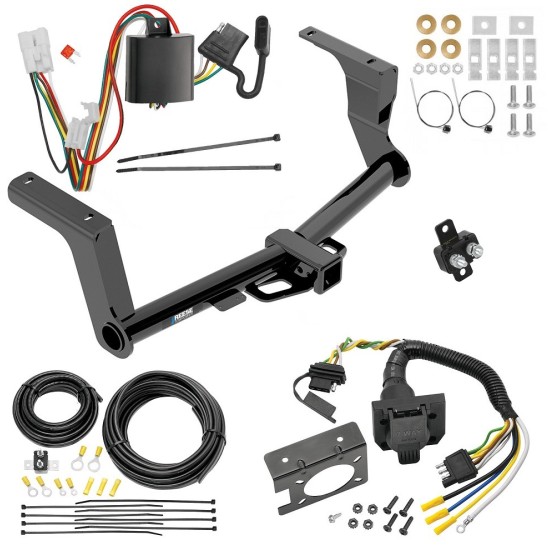 Trailer Hitch w/ 7-Way RV Wiring For 16-17 Subaru Crosstrek 13-15 XV Crosstrek Class 3 2" Receiver All Models Reese