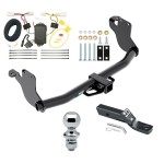 Reese Trailer Tow Hitch For 11-19 Mitsubishi Outlander Sport 11-24 RVR 2" Receiver Complete Package w/ Wiring and 1-7/8" Ball