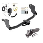 Reese Trailer Tow Hitch For 20-24 Mitsubishi Outlander Sport Exc PHEV Complete Package w/ Wiring and 2" Ball