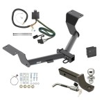 Reese Trailer Tow Hitch For 17-19 Honda CR-V 20-24 Except Hybrid Deluxe Package Wiring 2" Ball Mount and Lock