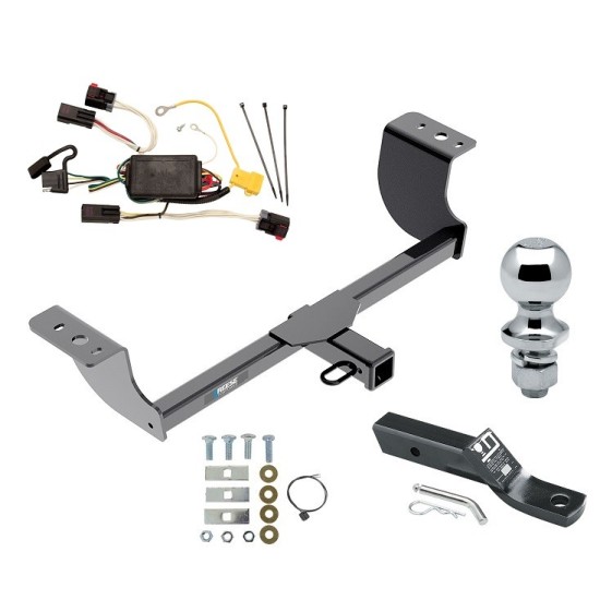 Reese Trailer Tow Hitch For 08-10 Chrysler 300 2" Receiver Complete Package w/ Wiring and 1-7/8" Ball