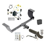 Reese Trailer Tow Hitch For 15-23 Dodge Charger Deluxe Package Wiring 2" Ball Mount and Lock