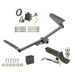 Reese Trailer Tow Hitch For 18-23 Honda Odyssey Without Fuse Provisions Deluxe Package Wiring 2" Ball Mount and Lock