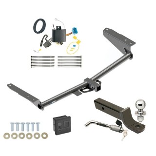 Reese Trailer Tow Hitch For 18-24 Honda Odyssey Without Fuse Provisions Deluxe Package Wiring 2" Ball Mount and Lock