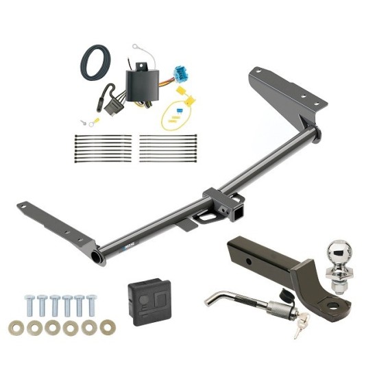Reese Trailer Tow Hitch For 18-23 Honda Odyssey Without Fuse Provisions Deluxe Package Wiring 2" Ball Mount and Lock