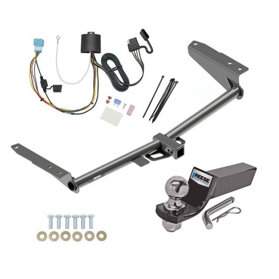 Tow Package For 18-23 Honda Odyssey With Fuse Provisions Trailer Hitch w/ Wiring 2" Drop Mount 2" Ball 2" Receiver Reese