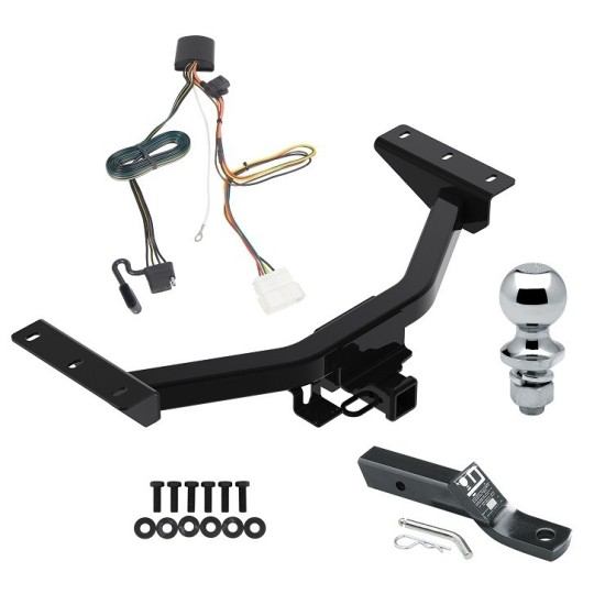 Reese Trailer Tow Hitch For 19-24 Honda Passport Class 3 2" Receiver Complete Package w/ Wiring and 1-7/8" Ball