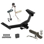 Reese Trailer Tow Hitch For 19-24 Honda Passport Deluxe Package Wiring 2" Ball Mount and Lock