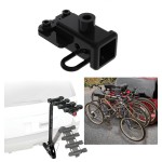 Trailer Hitch w/ 4 Bike Rack For 19-23 RAM 1500 (New Body Style) Approved for Recreational & Offroad Use Carrier for Adult Woman or Child Bicycles Foldable