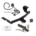 Reese Trailer Tow Hitch For 17-25 Honda CR-V Deluxe Package Wiring 2" Ball Mount and Lock