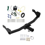 Reese Trailer Tow Hitch For 19-24 Audi Q3 (Except w/Hands-Free Liftgate Sensor) w/ Wiring Kit Class 3 2" Receiver