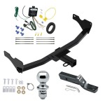 Reese Trailer Tow Hitch For 19-24 Audi Q3 (Except w/Hands-Free Liftgate Sensor) 2" Receiver Complete Package w/ Wiring and 1-7/8" Ball