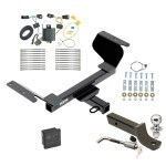 Reese Trailer Tow Hitch For 18-22 Chevrolet Equinox Premier Except Models w/1.6L Diesel Deluxe Package Wiring 2" Ball Mount and Lock