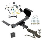 Reese Trailer Tow Hitch For 18-24 GMC Terrain Except Diesel without Tow Prep Package Deluxe Package Wiring 2" Ball Mount and Lock