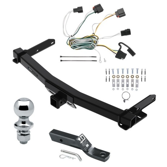 Reese Trailer Tow Hitch For 11-13 Jeep Grand Cherokee w/Removable OEM Fascia Complete Package w/ Wiring and 1-7/8" Ball