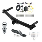 Reese Trailer Tow Hitch For 14-23 Dodge Durango All Styles Complete Package w/ Wiring and 1-7/8" Ball