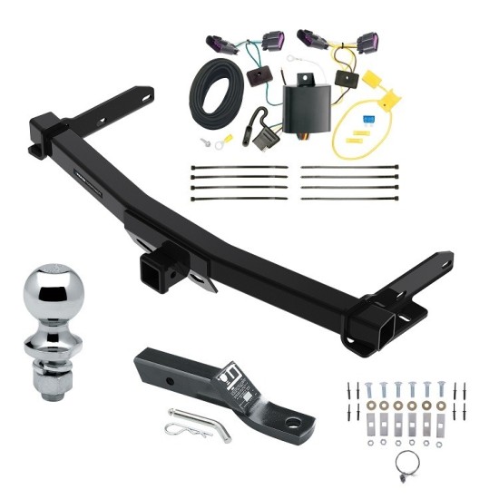 Reese Trailer Tow Hitch For 14-23 Dodge Durango All Styles Complete Package w/ Wiring and 1-7/8" Ball