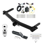 Reese Trailer Tow Hitch For 14-23 Dodge Durango All Styles Complete Package w/ Wiring and 2" Ball
