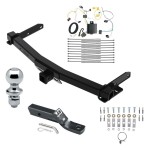 Reese Trailer Tow Hitch For 14-21 Jeep Grand Cherokee 22-23 WK Old Body Style Complete Package w/ Wiring and 1-7/8" Ball